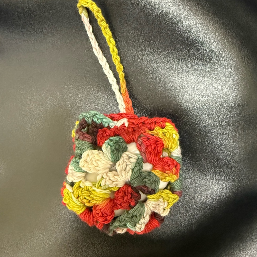 Multicolor Crochet Wristlet Bag